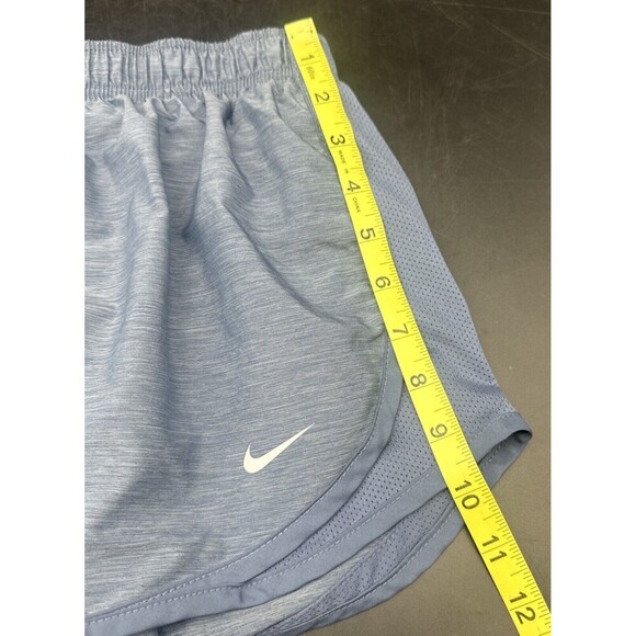 Nike Women’s Dri -Fit BLUE Tempo Running Shorts Elastic Waist Drawstring Sz S - Picture 9 of 10